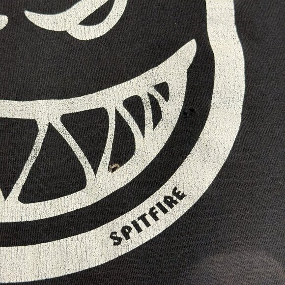 Spitfire Wheels Skate T Shirt Mens Large Black Long Sleeve Streetwear - Picture 4 of 16